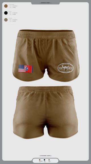 Womens Shorts, 278th ACR, , Teamtime, Team time, sublimation, custom sports apparel, team uniforms, spirit wear, spiritwear, sports uniforms, custom shirts, team store, custom team store, fundraiser sports, apparel fundraiser