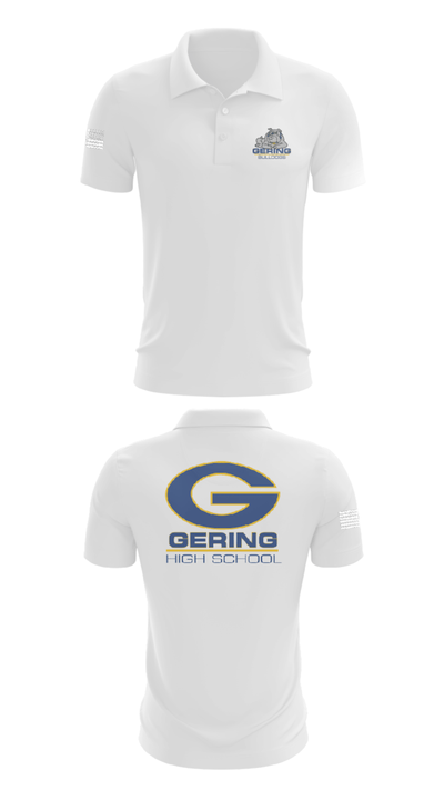 Gering High School Golf 72370370 Short Sleeve Performance Polo - 9