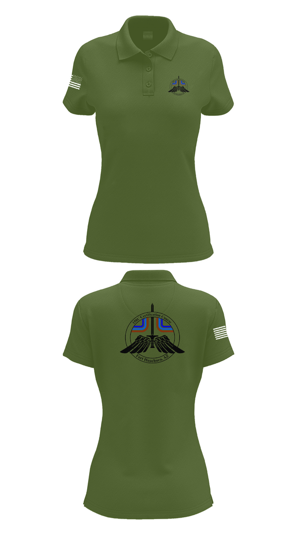 Womens Short Sleeve Performance Polo, 2-13th AVN REGT, 150U Certification Course, , Teamtime, Team time, sublimation, custom sports apparel, team uniforms, spirit wear, spiritwear, sports uniforms, custom shirts, team store, custom team store, fundraiser sports, apparel fundraiser
