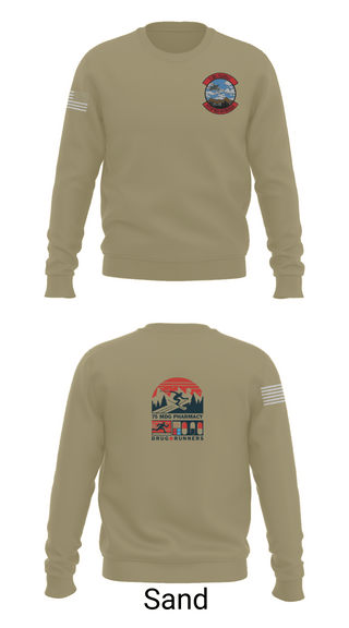 Crew Neck Sweatshirt, 75 HCOS SGGD, Air Force, Teamtime, Team time, sublimation, custom sports apparel, team uniforms, spirit wear, spiritwear, sports uniforms, custom shirts, team store, custom team store, fundraiser sports, apparel fundraiser