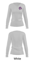 Junction City High School Cheer 88284888 Women's Long Sleeve V-neck Shirt - 16