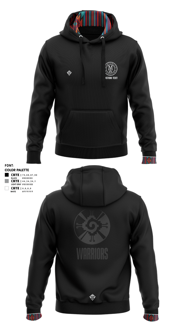 Hoodie, Thunder Vista MSTeam Fishman, Spirit Store, Teamtime, Team time, sublimation, custom sports apparel, team uniforms, spirit wear, spiritwear, sports uniforms, custom shirts, team store, custom team store, fundraiser sports, apparel fundraiser