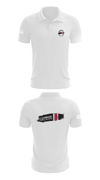 Short Sleeve Performance Polo, Legionnaire Mobile Jiu-Jitsu, , Teamtime, Team time, sublimation, custom sports apparel, team uniforms, spirit wear, spiritwear, sports uniforms, custom shirts, team store, custom team store, fundraiser sports, apparel fundraiser