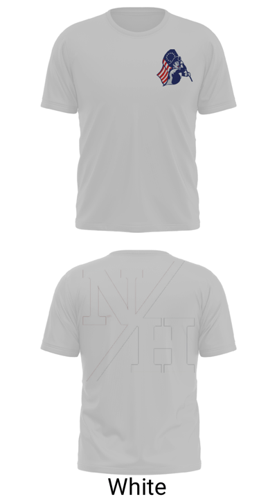 Nathan Hale High School Baseball 3422555 Short Sleeve Performance Shirt - 5