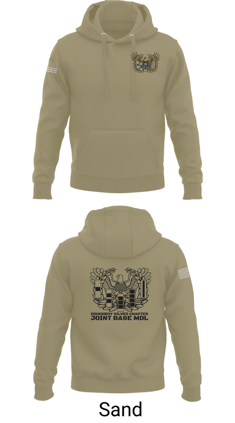 Hoodie, Doughboy Silver Chapter, National Guard, Teamtime, Team time, sublimation, custom sports apparel, team uniforms, spirit wear, spiritwear, sports uniforms, custom shirts, team store, custom team store, fundraiser sports, apparel fundraiser