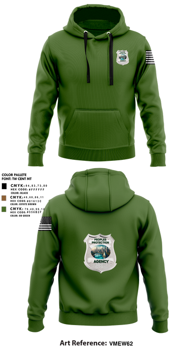 Peoples Protection Agency, LLC 33434129 Hoodie - 15