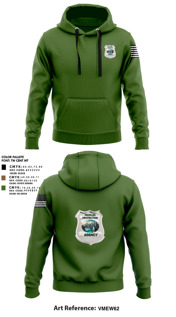 Hoodie, Peoples Protection Agency, LLC, , Teamtime, Team time, sublimation, custom sports apparel, team uniforms, spirit wear, spiritwear, sports uniforms, custom shirts, team store, custom team store, fundraiser sports, apparel fundraiser