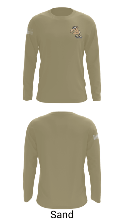 GrumpyOLVets 73193400 Long Sleeve Performance Shirt - 86