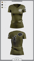 CYD Inc 87712916 Women's Short Sleeve V-neck Shirt - 12