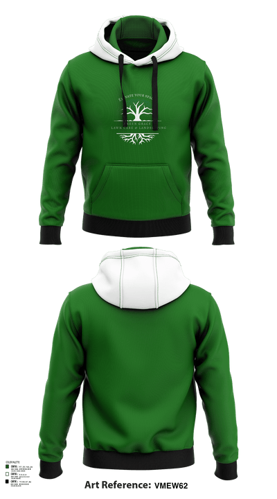 Green Grace Lawn Care and Landscaping 19797336 Hoodie - 121