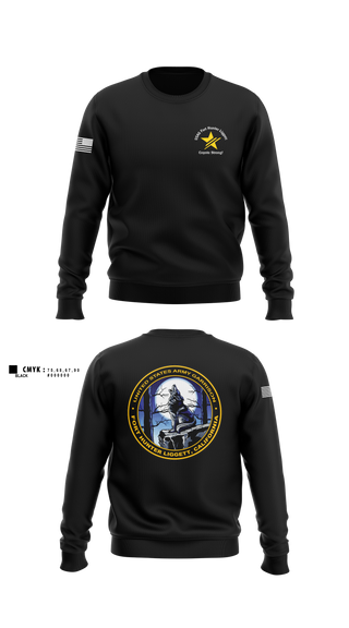 Crew Neck Sweatshirt, USAG Fort Hunter Liggett, Army, Teamtime, Team time, sublimation, custom sports apparel, team uniforms, spirit wear, spiritwear, sports uniforms, custom shirts, team store, custom team store, fundraiser sports, apparel fundraiser