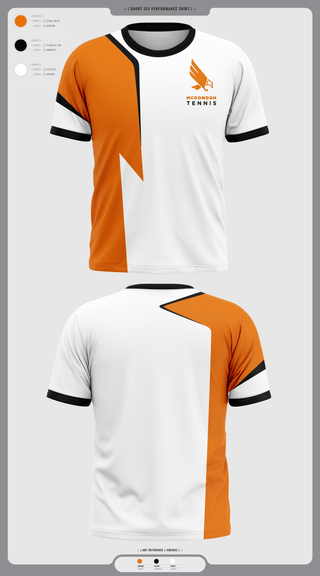 Short Sleeve Performance Shirt, Mcdonogh Girls Tennis, Tennis, Teamtime, Team time, sublimation, custom sports apparel, team uniforms, spirit wear, spiritwear, sports uniforms, custom shirts, team store, custom team store, fundraiser sports, apparel fundraiser