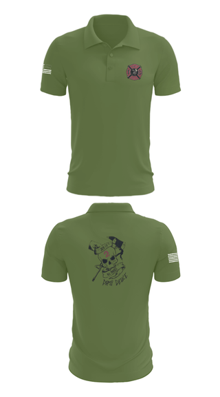 Short Sleeve Performance Polo, 386th ECES/CEF, Fire Department, Teamtime, Team time, sublimation, custom sports apparel, team uniforms, spirit wear, spiritwear, sports uniforms, custom shirts, team store, custom team store, fundraiser sports, apparel fundraiser