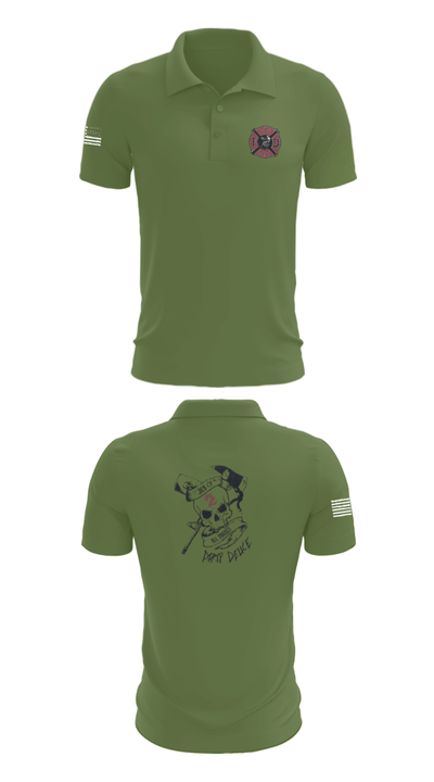 386th ECES/CEF 44039063 Short Sleeve Performance Polo - 47