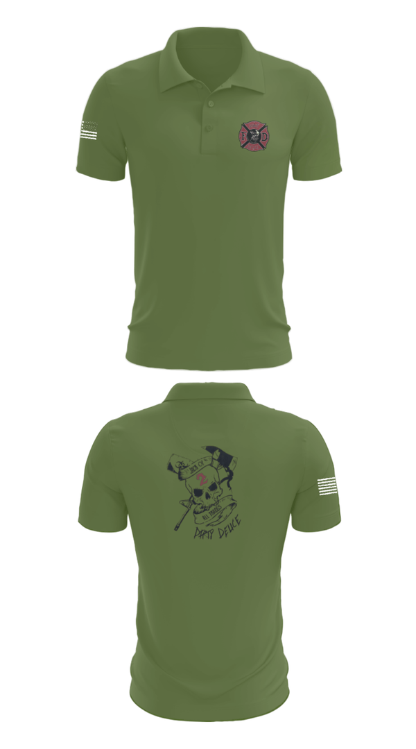 Short Sleeve Performance Polo, 386th ECES/CEF, Fire Department, Teamtime, Team time, sublimation, custom sports apparel, team uniforms, spirit wear, spiritwear, sports uniforms, custom shirts, team store, custom team store, fundraiser sports, apparel fundraiser