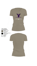 Niles North High School Track and Field 91252281 Women's Short Sleeve V-neck Shirt - 26