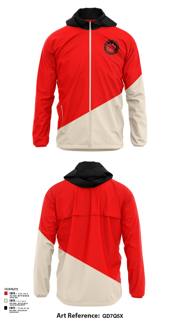Windbreaker, BULLDOGS, , Teamtime, Team time, sublimation, custom sports apparel, team uniforms, spirit wear, spiritwear, sports uniforms, custom shirts, team store, custom team store, fundraiser sports, apparel fundraiser