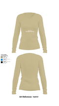 171st ARW Recruiting/Retention 76480273 Women's Long Sleeve V-neck Shirt - 82