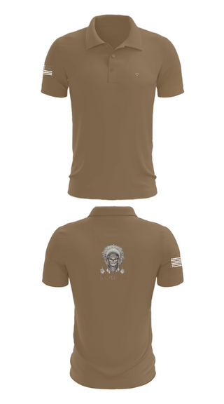 Short Sleeve Performance Polo, 1/149th BCO INF REG 3rd PLT, Army, Teamtime, Team time, sublimation, custom sports apparel, team uniforms, spirit wear, spiritwear, sports uniforms, custom shirts, team store, custom team store, fundraiser sports, apparel fundraiser