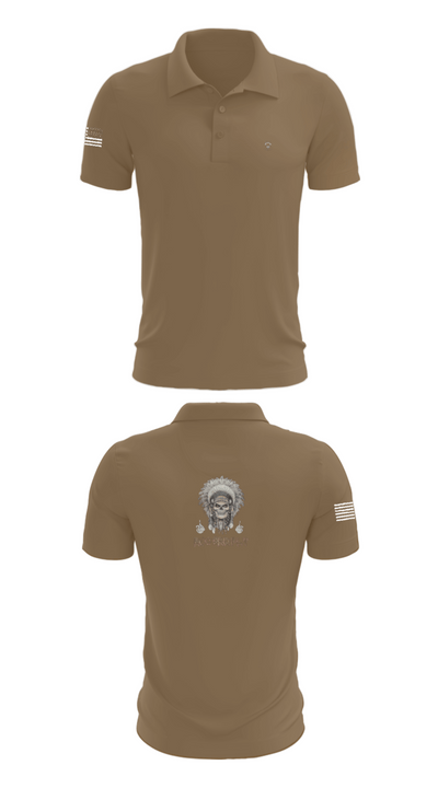 1/149th BCO INF REG 3rd PLT 77342466 Short Sleeve Performance Polo - 7
