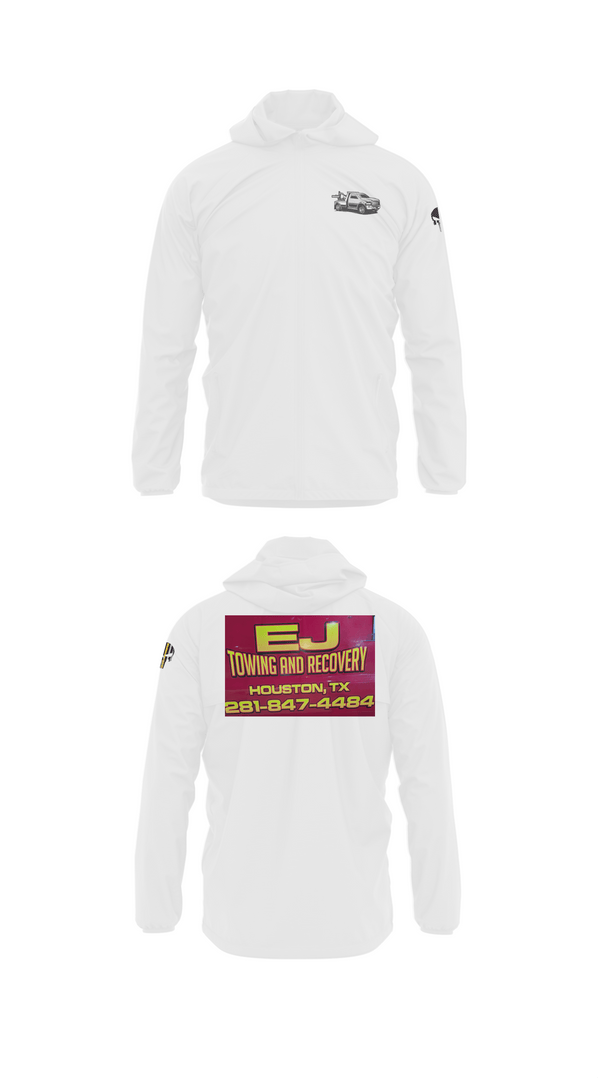 Windbreaker, EJ TOWING AND RECOVERY, , Teamtime, Team time, sublimation, custom sports apparel, team uniforms, spirit wear, spiritwear, sports uniforms, custom shirts, team store, custom team store, fundraiser sports, apparel fundraiser