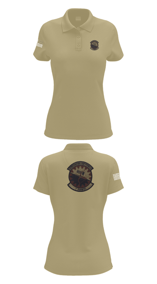 Womens Short Sleeve Performance Polo, 1 SOAMXS, Air Force, Teamtime, Team time, sublimation, custom sports apparel, team uniforms, spirit wear, spiritwear, sports uniforms, custom shirts, team store, custom team store, fundraiser sports, apparel fundraiser