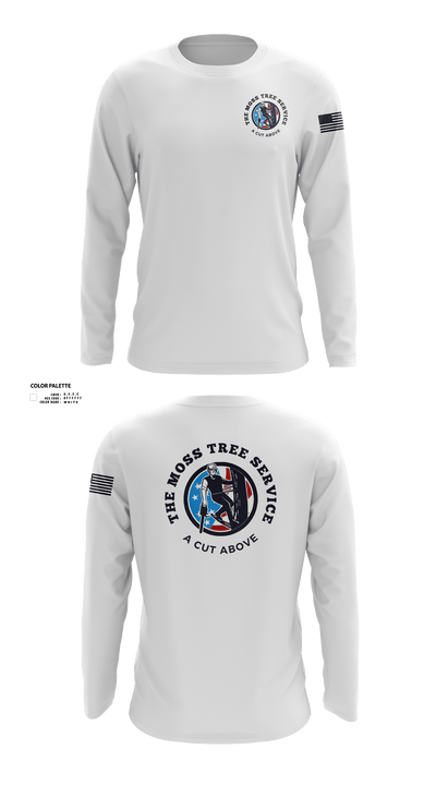 The Moss Tree Service 86074742 Long Sleeve Performance Shirt 71