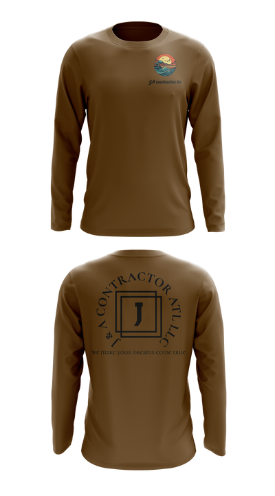 J & A CONTRACTOR ATL LLC 12629830 Long Sleeve Performance Shirt 41