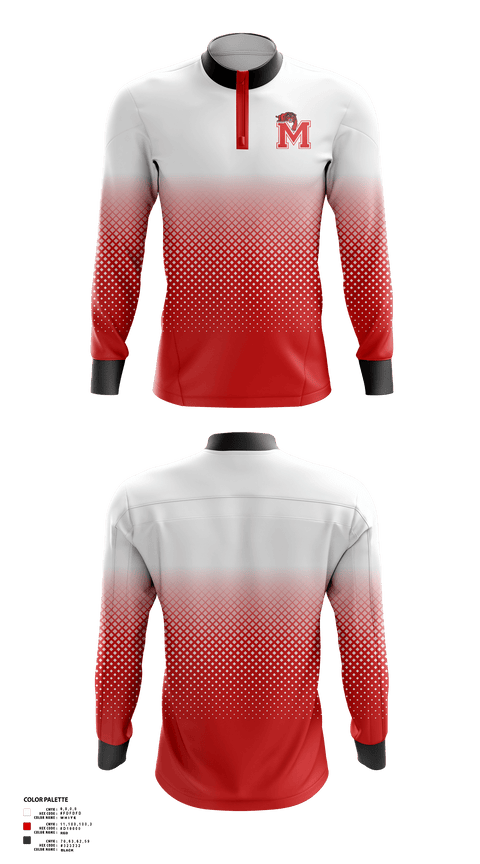 Quarter Zip Jacket, Morrison High School Basketball, Women's Basketball, Teamtime, Team time, sublimation, custom sports apparel, team uniforms, spirit wear, spiritwear, sports uniforms, custom shirts, team store, custom team store, fundraiser sports, apparel fundraiser