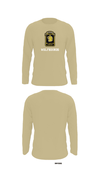 Long Sleeve Performance Shirt, Wolfhounds, Army, Teamtime, Team time, sublimation, custom sports apparel, team uniforms, spirit wear, spiritwear, sports uniforms, custom shirts, team store, custom team store, fundraiser sports, apparel fundraiser