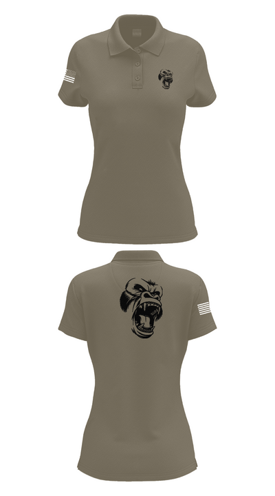 USS CARL VINSON 40544561 Women's Short Sleeve Performance Polo  - 71