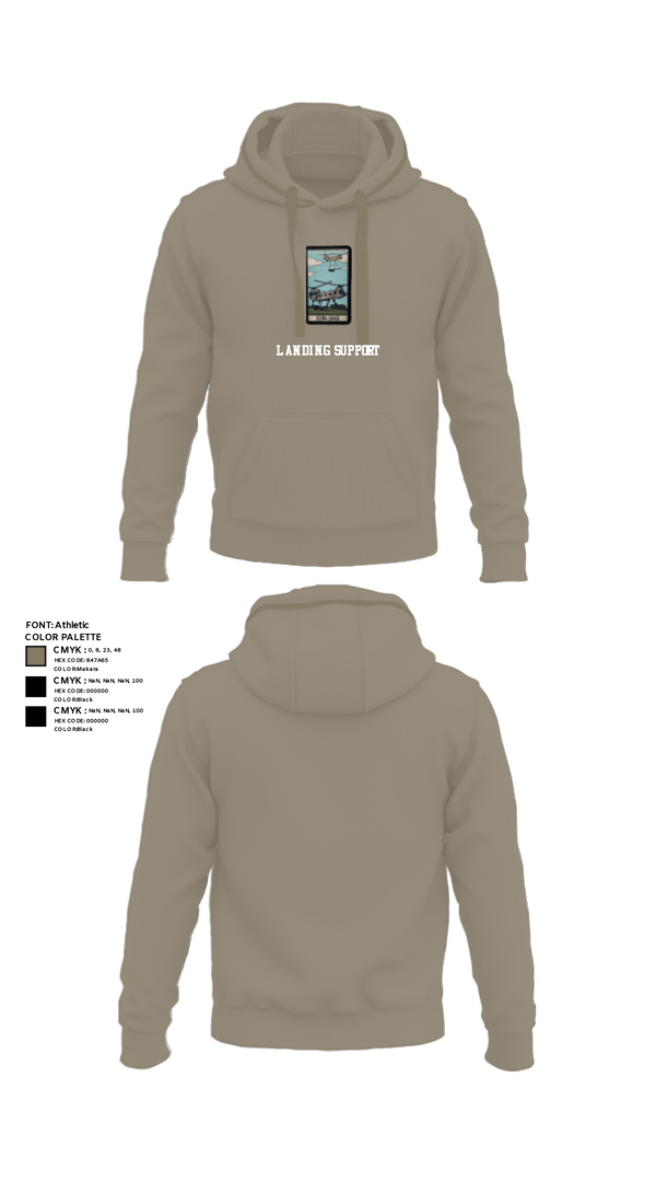 Hoodie, Landing Support, Marines, Teamtime, Team time, sublimation, custom sports apparel, team uniforms, spirit wear, spiritwear, sports uniforms, custom shirts, team store, custom team store, fundraiser sports, apparel fundraiser