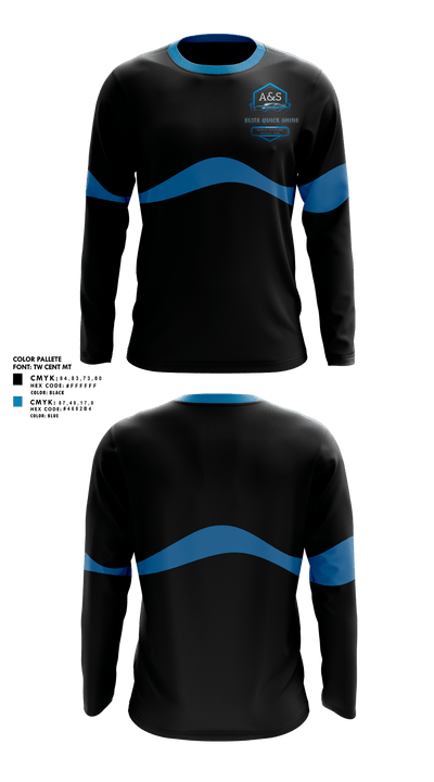 A&S Elite quick shine detailing 45415333 Long Sleeve Performance Shirt 1