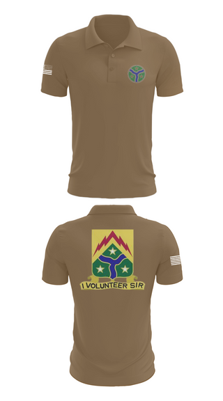 Short Sleeve Performance Polo, 278th Armored Cavalry, Army, Teamtime, Team time, sublimation, custom sports apparel, team uniforms, spirit wear, spiritwear, sports uniforms, custom shirts, team store, custom team store, fundraiser sports, apparel fundraiser