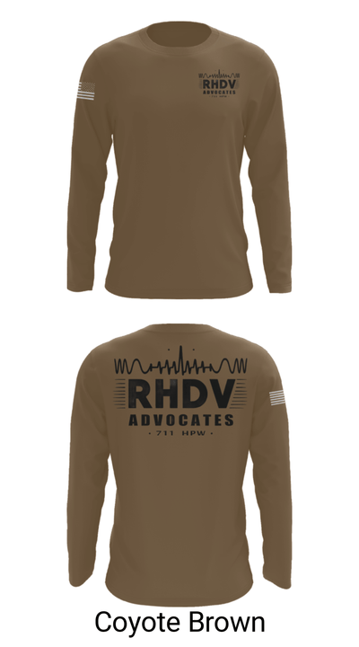 711 HPW/RHDV 93111099 Long Sleeve Performance Shirt - 6