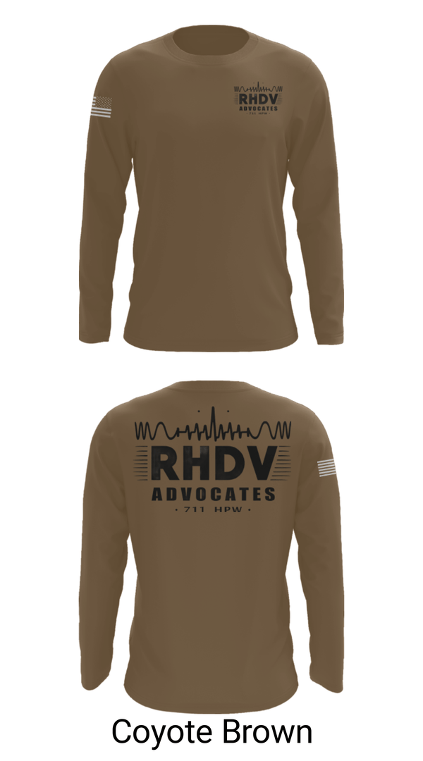 Long Sleeve Performance Shirt, 711 HPW/RHDV, Army, Teamtime, Team time, sublimation, custom sports apparel, team uniforms, spirit wear, spiritwear, sports uniforms, custom shirts, team store, custom team store, fundraiser sports, apparel fundraiser