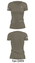 250th Military Intelligence Battalion 60521308 Women's Short Sleeve V-neck Shirt - 65