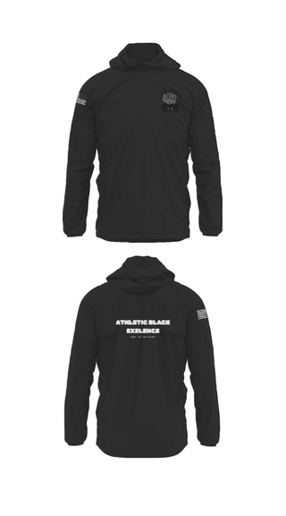 Windbreaker, Athletic Black Excellence, Track & Field, Teamtime, Team time, sublimation, custom sports apparel, team uniforms, spirit wear, spiritwear, sports uniforms, custom shirts, team store, custom team store, fundraiser sports, apparel fundraiser