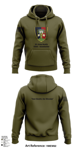 Hoodie, U.S. Army Health Clinic - Baumholder, Army, Teamtime, Team time, sublimation, custom sports apparel, team uniforms, spirit wear, spiritwear, sports uniforms, custom shirts, team store, custom team store, fundraiser sports, apparel fundraiser