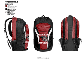 Gear Bag, Panthers Volleyball, Women's Volleyball, Teamtime, Team time, sublimation, custom sports apparel, team uniforms, spirit wear, spiritwear, sports uniforms, custom shirts, team store, custom team store, fundraiser sports, apparel fundraiser