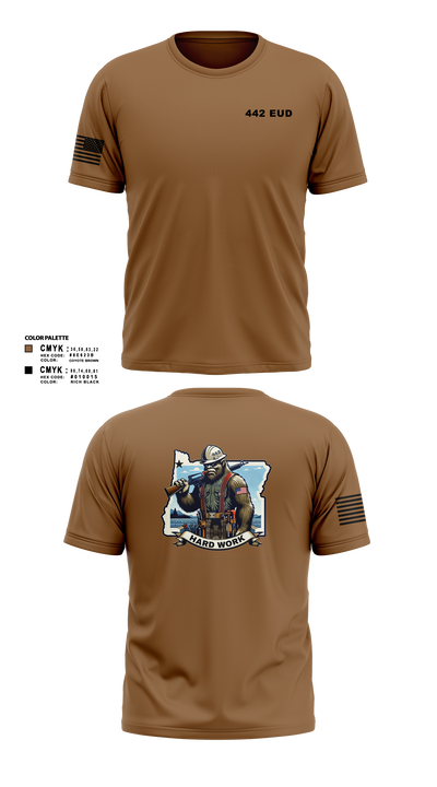 442 EUD 43184922 Short Sleeve Performance Shirt - 181