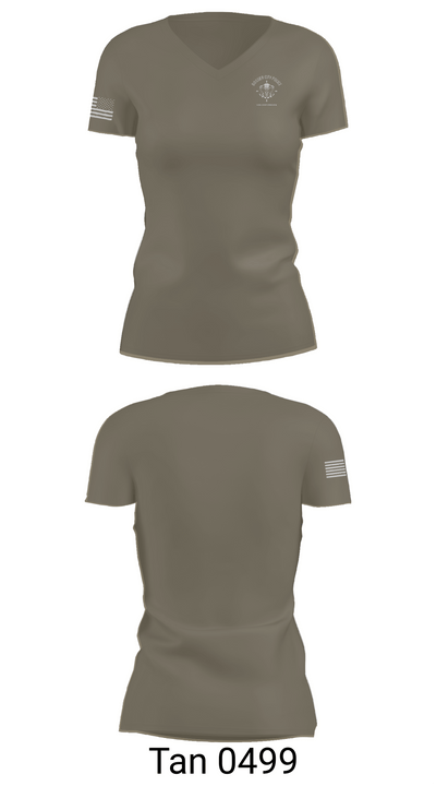 Bossier Police Violent Crimes 94724304 Women's Short Sleeve V-neck Shirt - 65