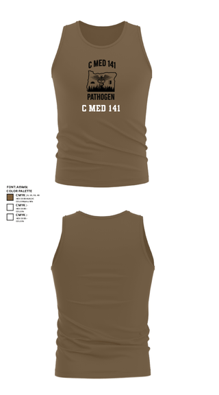 Tank Top, C MED 141, National Guard, Teamtime, Team time, sublimation, custom sports apparel, team uniforms, spirit wear, spiritwear, sports uniforms, custom shirts, team store, custom team store, fundraiser sports, apparel fundraiser