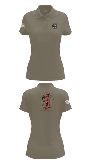 Womens Short Sleeve Performance Polo, Bounty hunters, , Teamtime, Team time, sublimation, custom sports apparel, team uniforms, spirit wear, spiritwear, sports uniforms, custom shirts, team store, custom team store, fundraiser sports, apparel fundraiser
