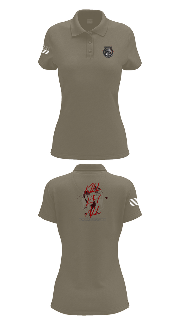 Womens Short Sleeve Performance Polo, Bounty hunters, , Teamtime, Team time, sublimation, custom sports apparel, team uniforms, spirit wear, spiritwear, sports uniforms, custom shirts, team store, custom team store, fundraiser sports, apparel fundraiser
