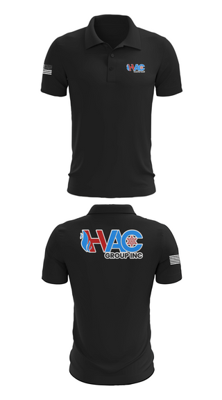 Short Sleeve Performance Polo, HVAC group Inc, , Teamtime, Team time, sublimation, custom sports apparel, team uniforms, spirit wear, spiritwear, sports uniforms, custom shirts, team store, custom team store, fundraiser sports, apparel fundraiser