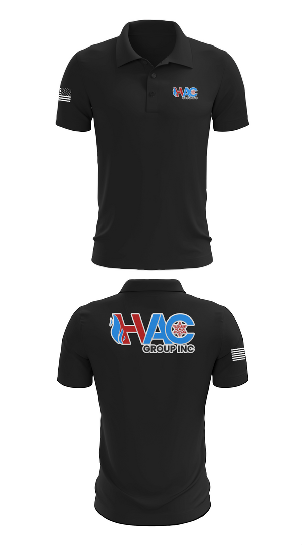 Short Sleeve Performance Polo, HVAC group Inc, , Teamtime, Team time, sublimation, custom sports apparel, team uniforms, spirit wear, spiritwear, sports uniforms, custom shirts, team store, custom team store, fundraiser sports, apparel fundraiser