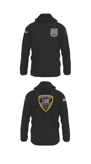 Windbreaker, Co-op City Police Department, Police, Teamtime, Team time, sublimation, custom sports apparel, team uniforms, spirit wear, spiritwear, sports uniforms, custom shirts, team store, custom team store, fundraiser sports, apparel fundraiser