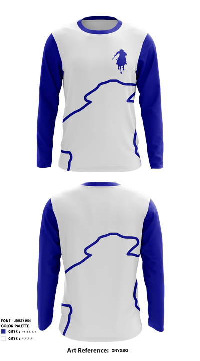 Teaneck High School Soccer 21490565 Long Sleeve Performance Shirt - 39