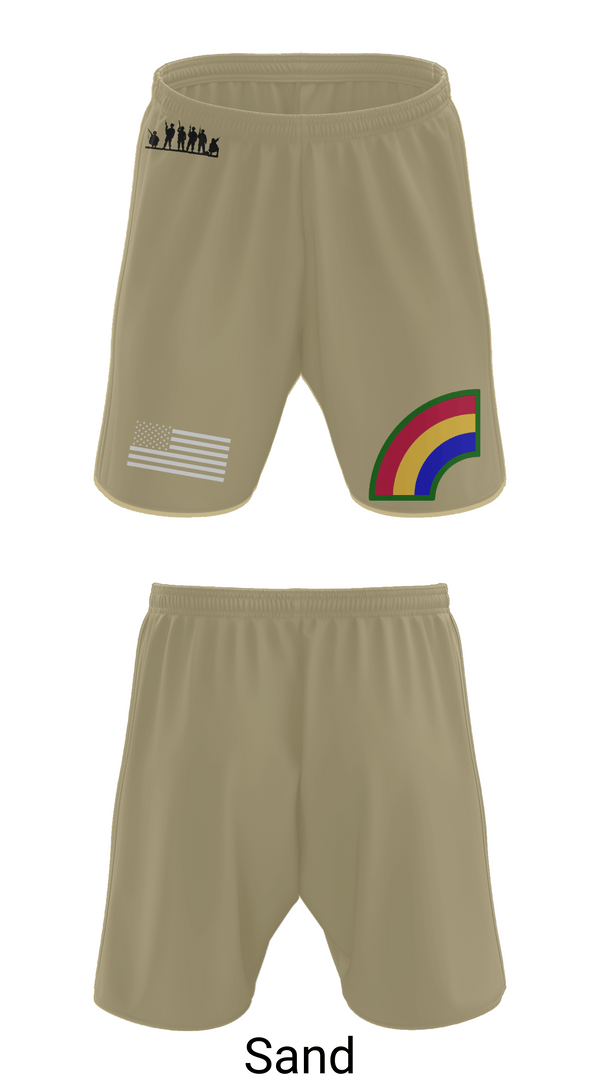 Athletic Shorts With Pockets, 42ND Infantry Division, Army, Teamtime, Team time, sublimation, custom sports apparel, team uniforms, spirit wear, spiritwear, sports uniforms, custom shirts, team store, custom team store, fundraiser sports, apparel fundraiser
